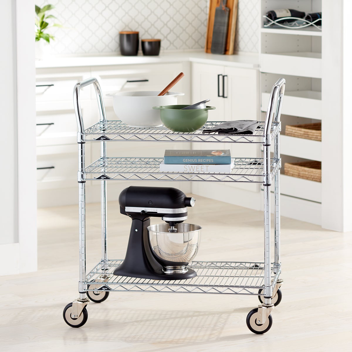 Metro Commercial Industrial 3Shelf Serving Cart The Container Store