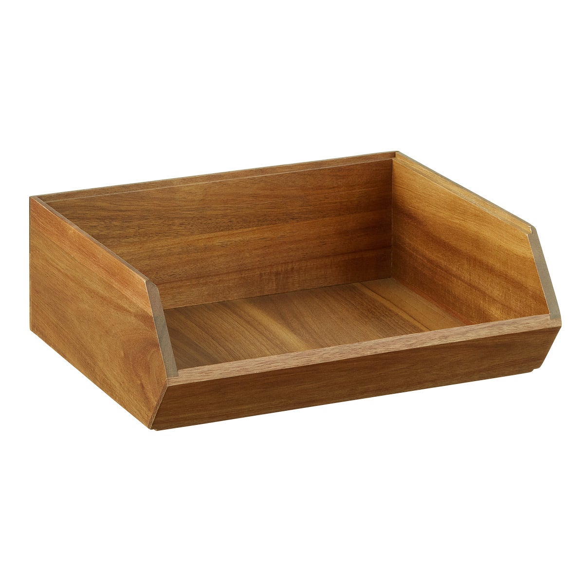 Rowan Large Stacking Acacia Bin Natural