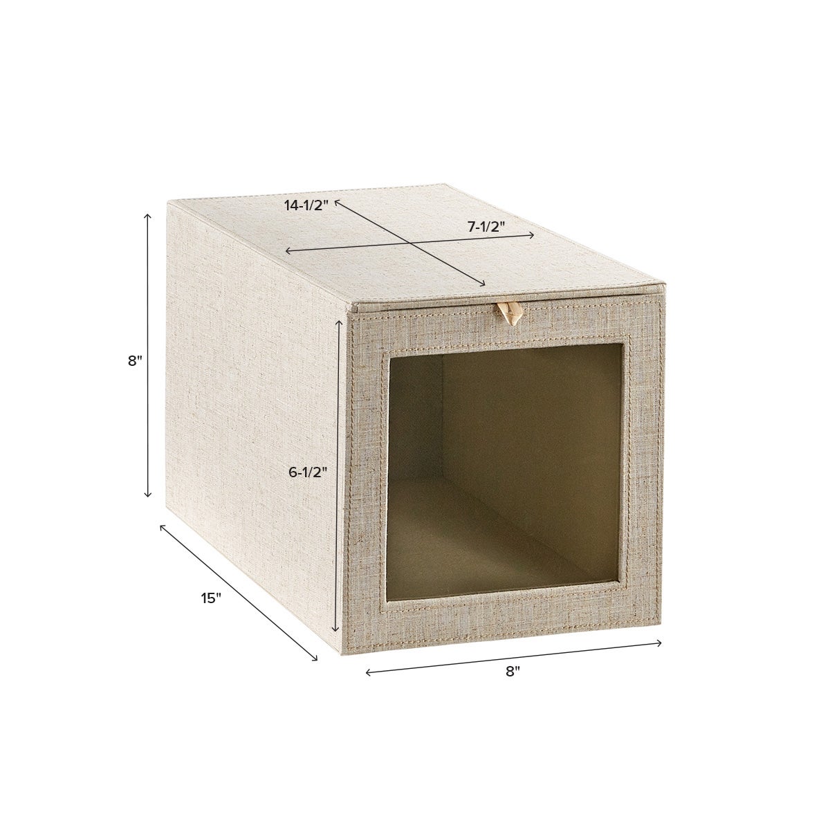 Cambridge DropFront Shoe Box The Container Store