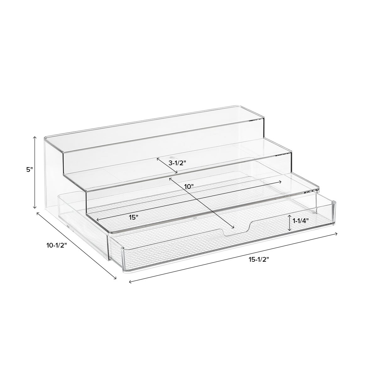 Everything Organizer Collection 3Tier Organizer with Drawer The