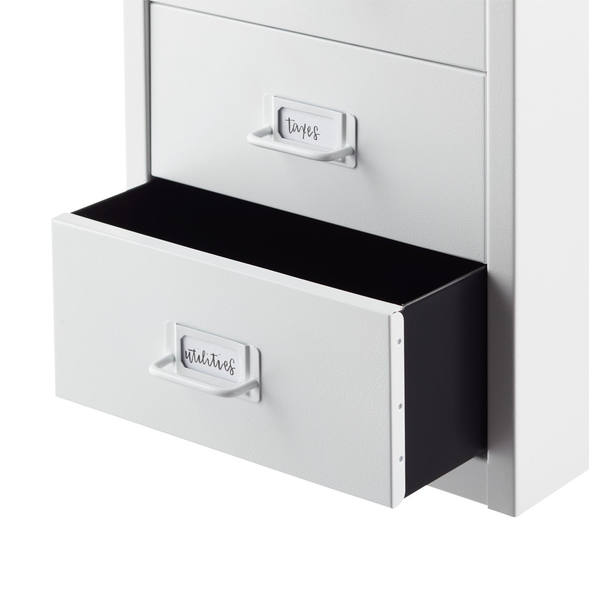 Bisley White 8 & 10Drawer Collection The Container Store