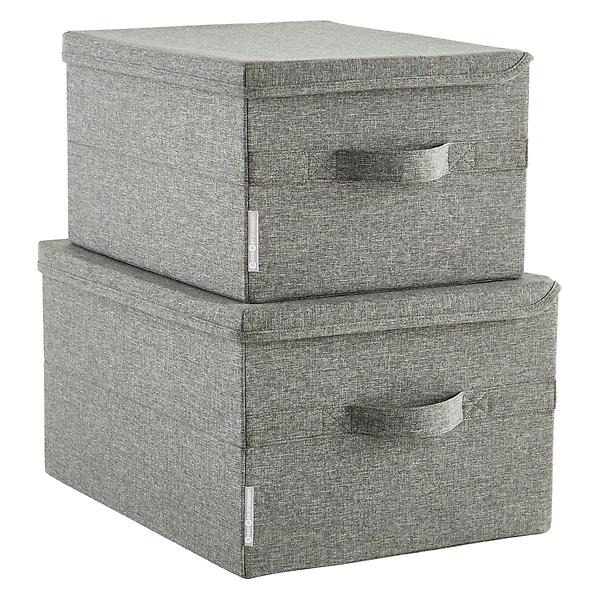 Bigso Soft Storage Boxes with Handles | The Container Store