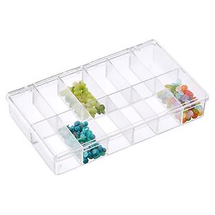Large Clear Divided Parts Box