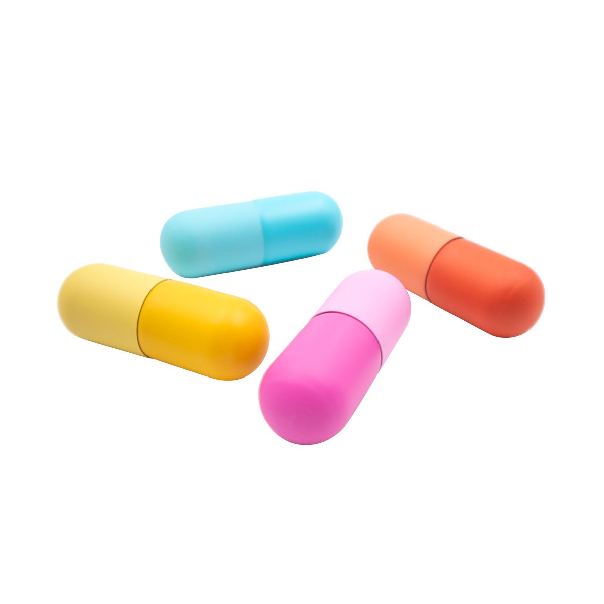 ASST- Pill-Capsule Shaped Pill Holders