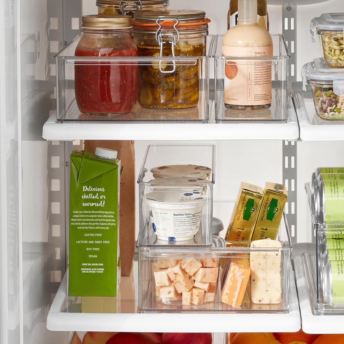 Everything Organizer Stacking Fridge Bins Set of 4