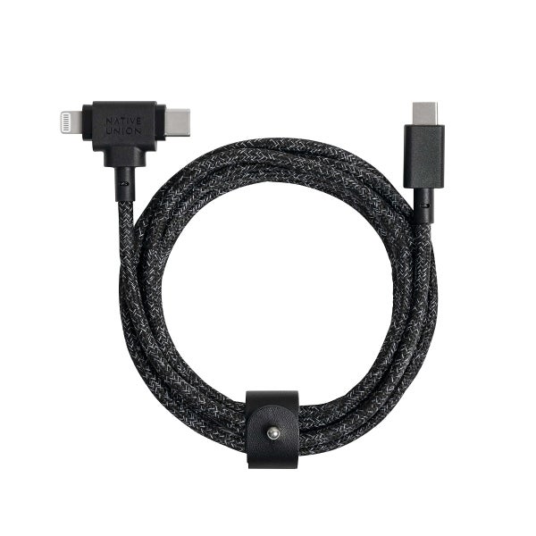 Native Union Belt Cable Duo USBC to Lightning/USBC Charging Cable