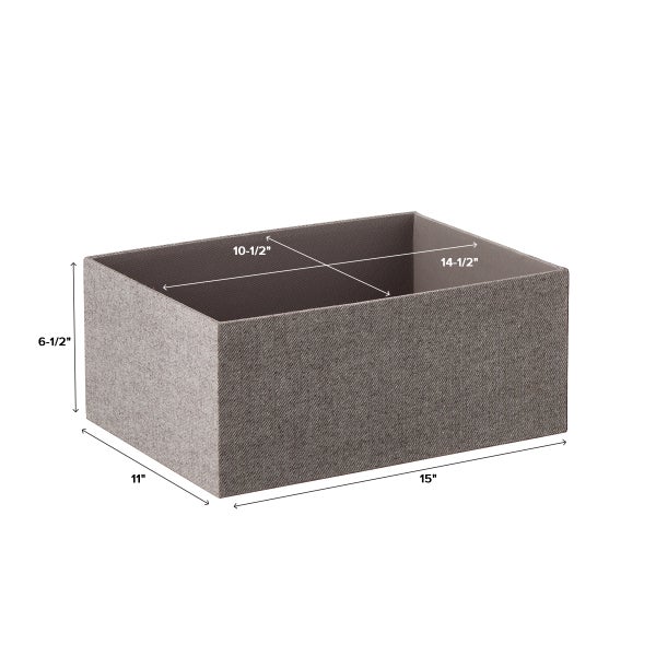 Cambridge Storage Bin The Container Store