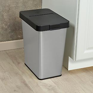 Polder 6 gal. Stainless Steel Trash Can