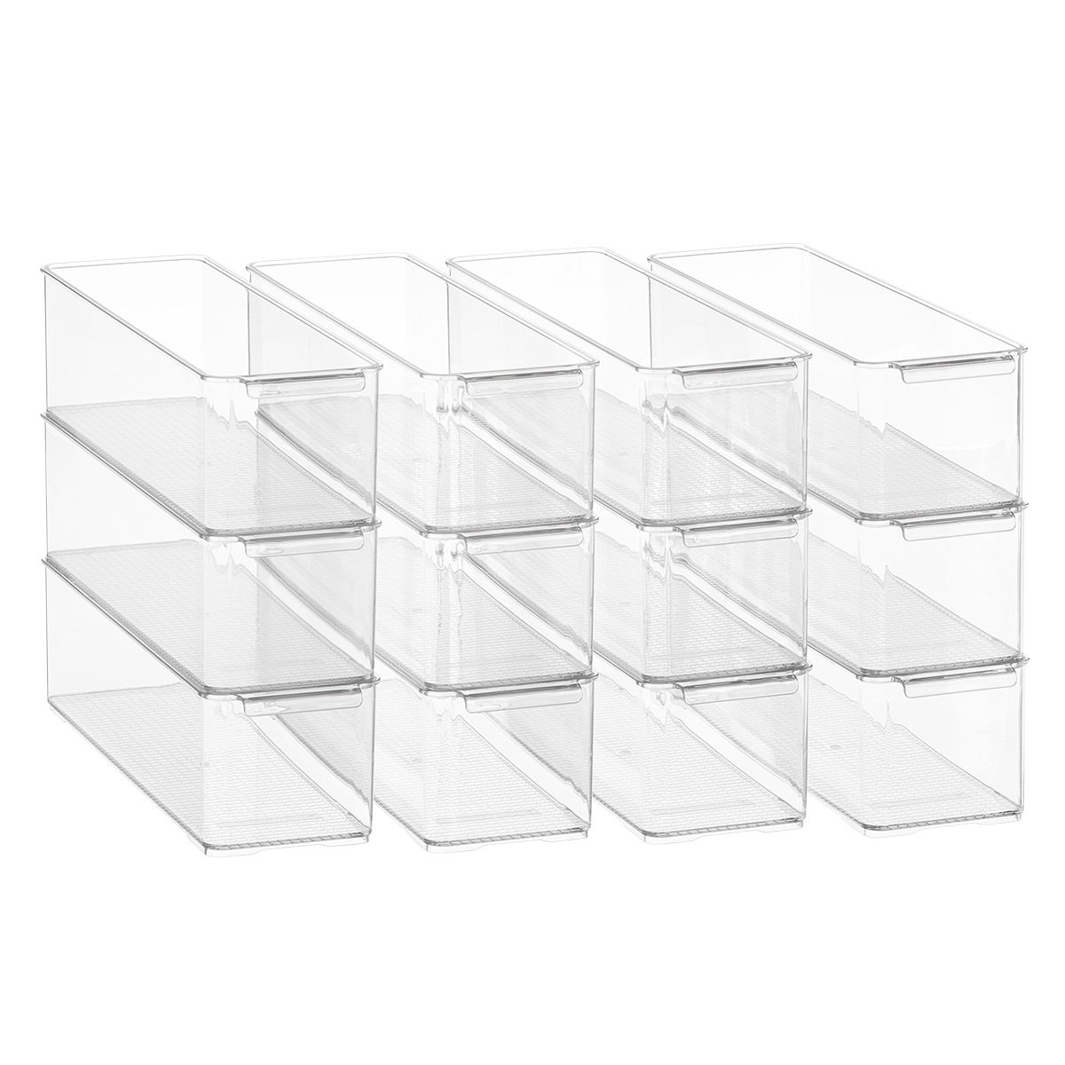 The Everything Organizer Narrow Fridge Bin Clear Pkg/12