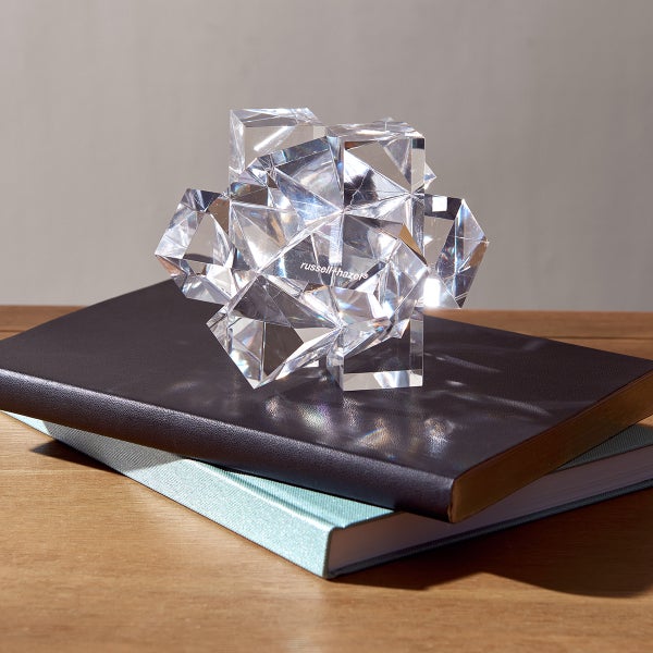 Russel Hazel Acrylic Paperweight The Container Store