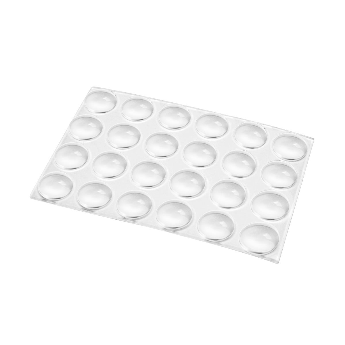 Slipstick 3/8" Heavy Duty Self-Stick Bumpers Clear Pkg/24
