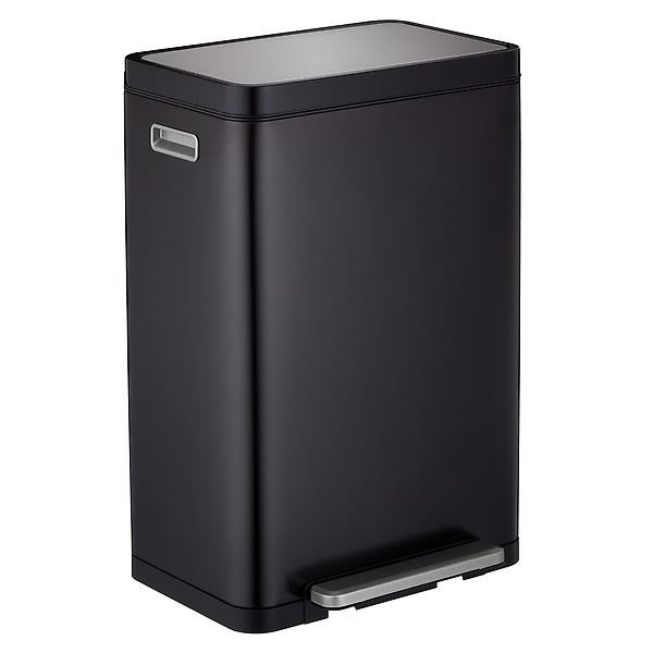 The Container Store 12 gal. Stainless Steel Step Trash Can