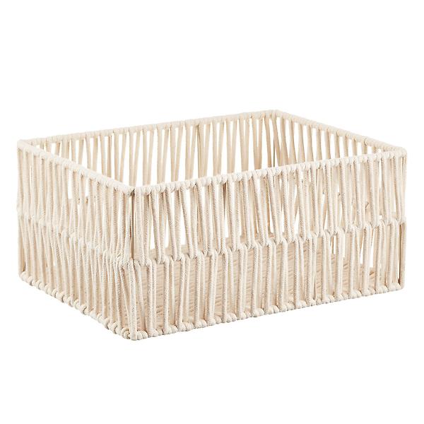 The Container Store Luna Cotton Open Bin