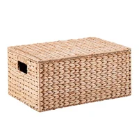 The Container Store Artisan Rush Hinged-Lid Box