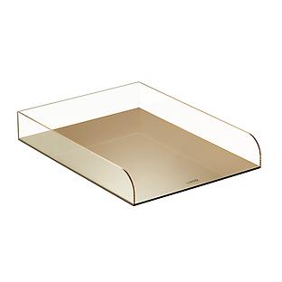 Lund London Blair Acrylic Stacking Letter Tray