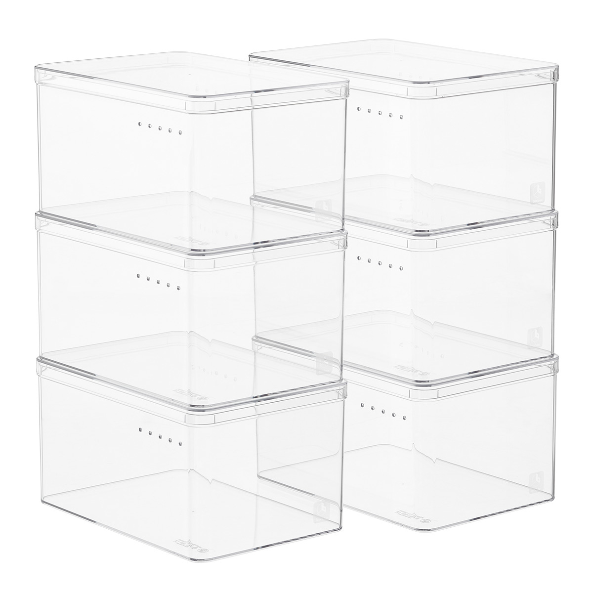 The Container Store Case of 6 Tall Shoe Box Clear