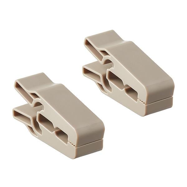 The Container Store  Taupe Pant/Skirt Hanger Clips