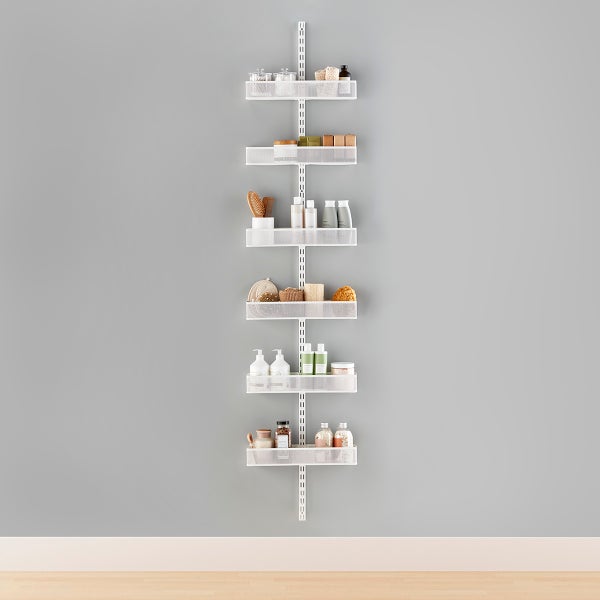Elfa Utility Medium WallMounted Rack The Container Store