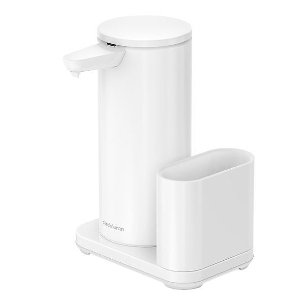 simplehuman 14 oz. Rechargeable Touch-Free Soap Dispenser with Caddy