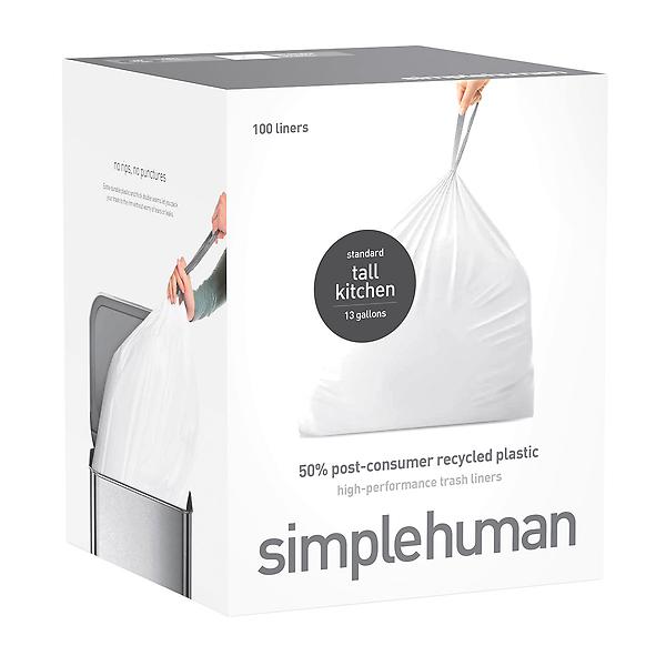 simplehuman 13 gal. Tall Kitchen Trash Bags | The Container Store