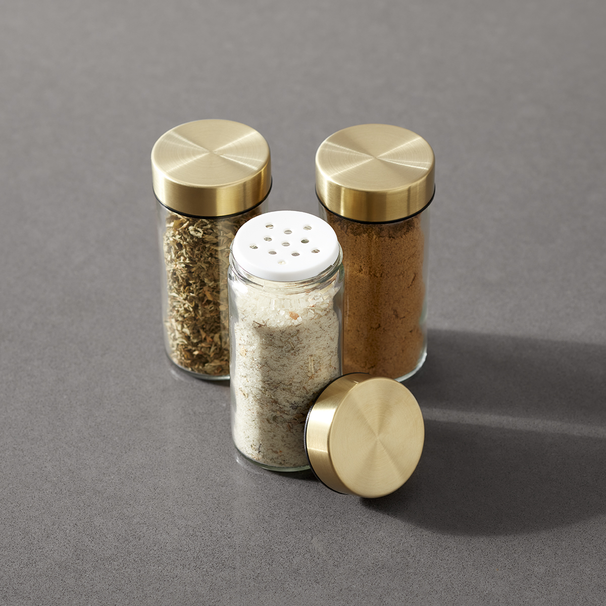 Spice storage glass discount containers