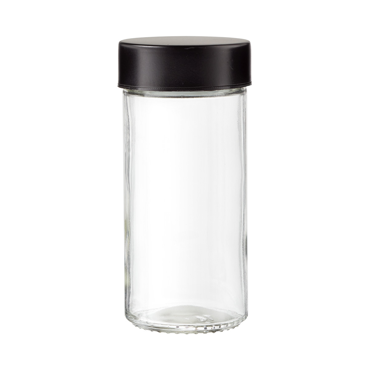 The Container Store 3 oz. Glass Spice Jar Matte Black