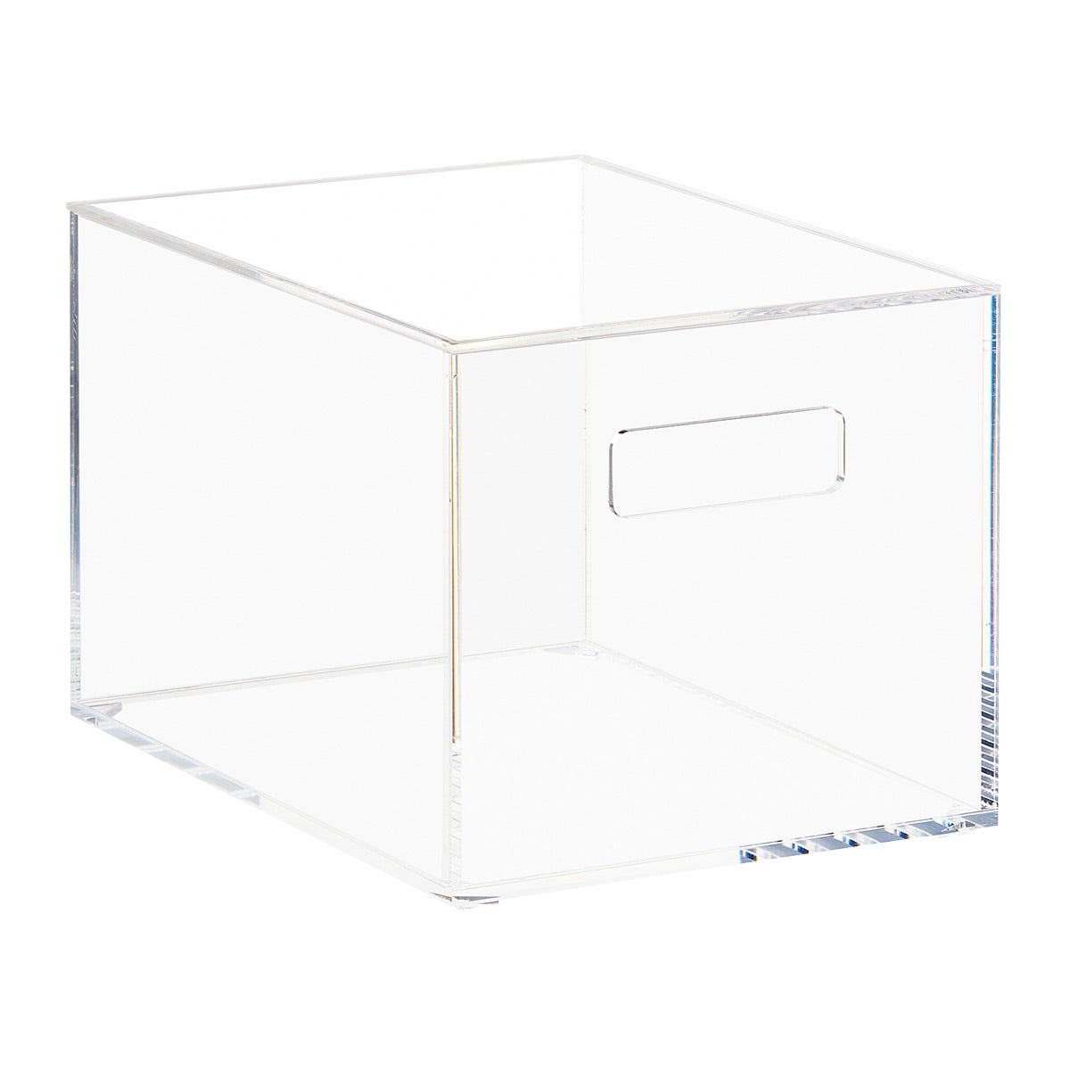 The Container Store Small Luxe Acrylic Bin Clear