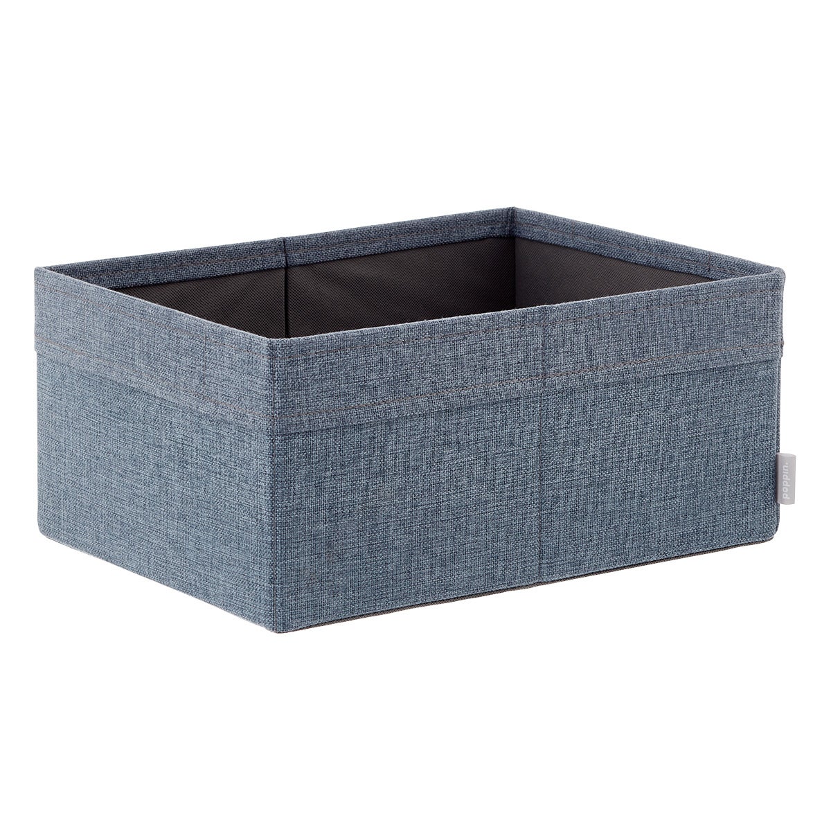Poppin Storage Bin Slate Blue