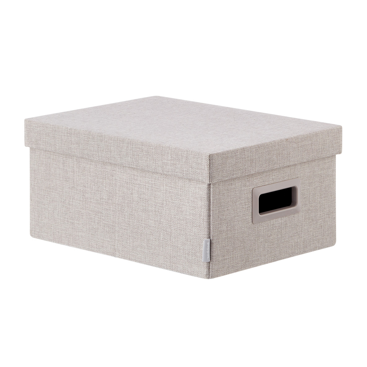 Poppin Medium Storage Box Grey