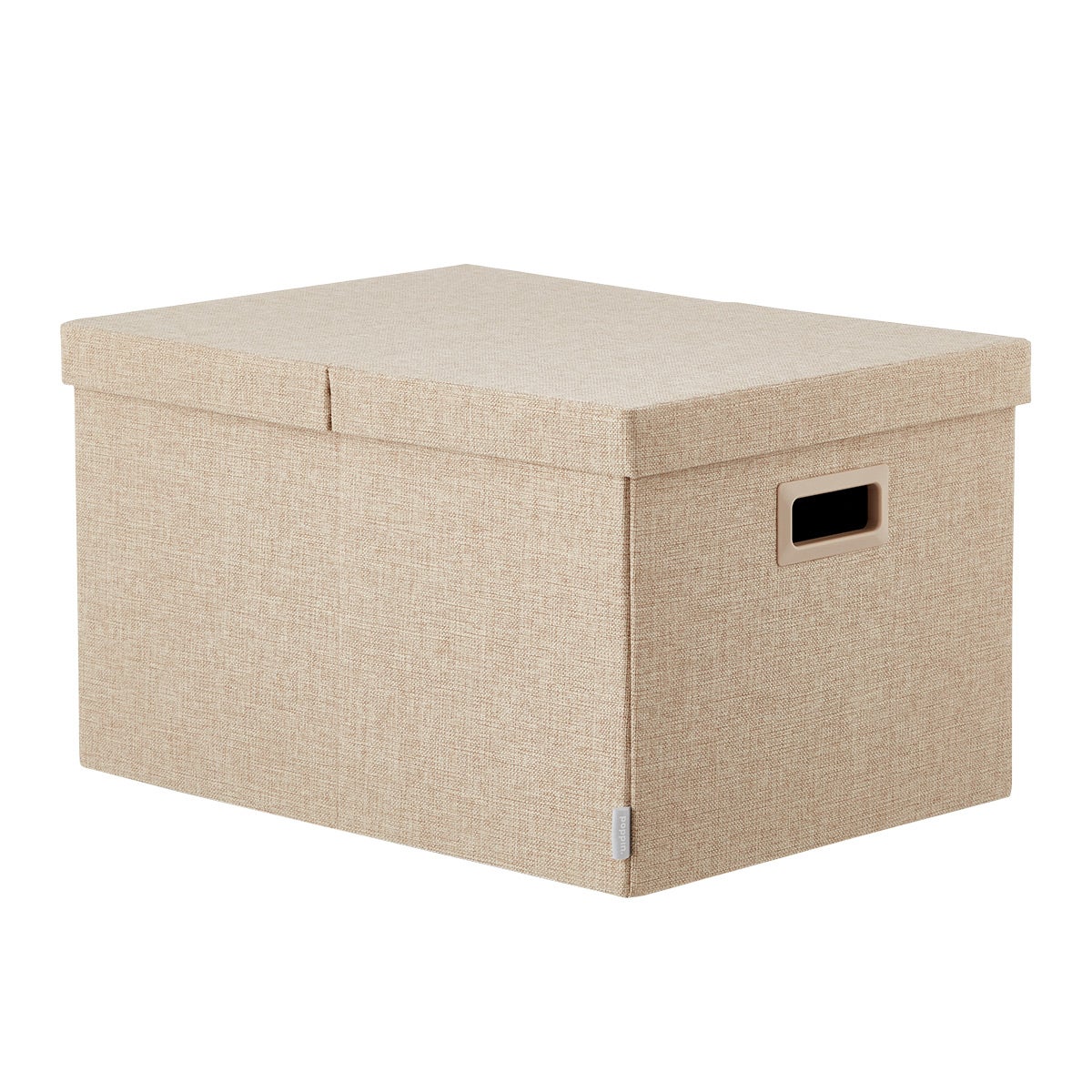 Poppin Large Storage Box Flax Brown