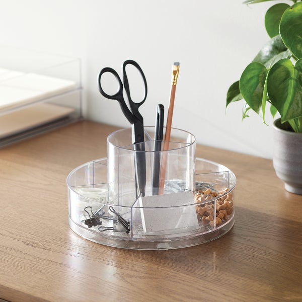Everything Organizer Rotating Desktop Organizer The Container Store