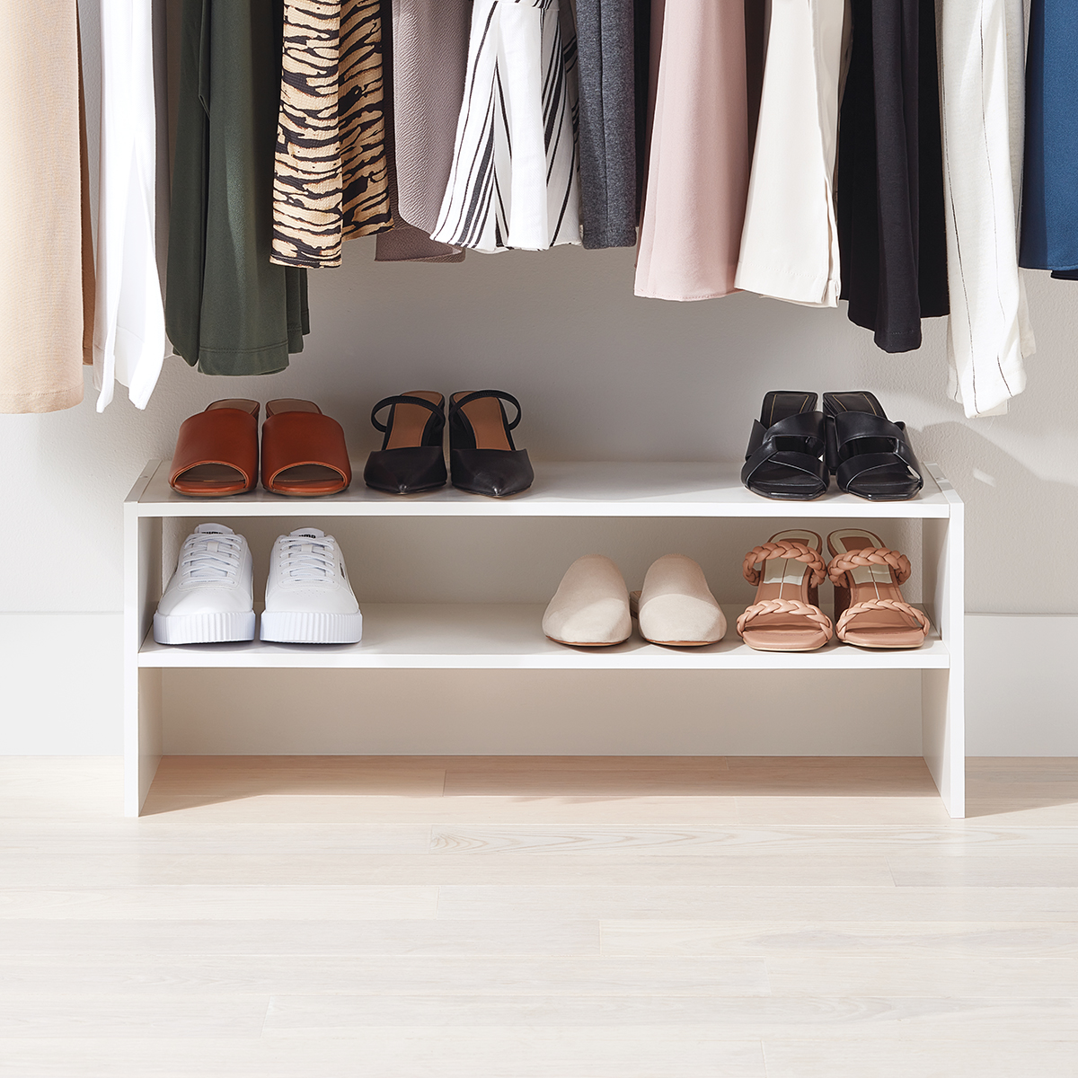 The container deals store shoe rack