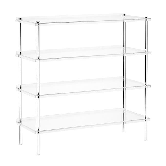 The Container Store Luxe Acrylic Shoe Rack