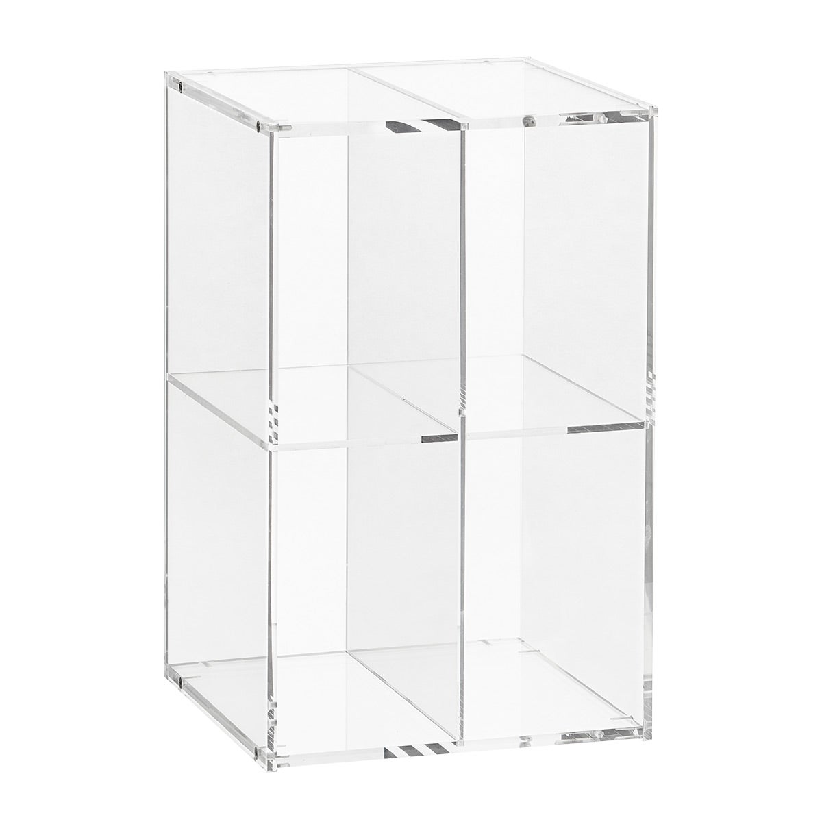 The Container Store 4-Pair Luxe Acrylic Shoe Organizer Clear