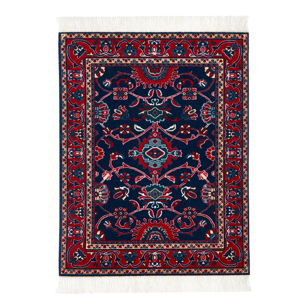 MouseRug Mouse Pad Blue Bergamo Red