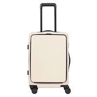【CALPAK】Hue Carry-On Luggage with Hardshell Pocket Hue Front Pocket Carry-On Luggage in Black | CALPAK