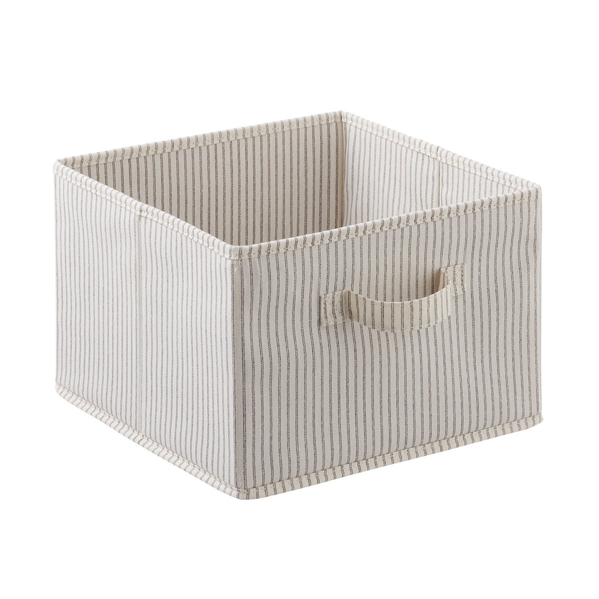 The Container Store 3- and 6-Compartment Drawer Grey Stripe