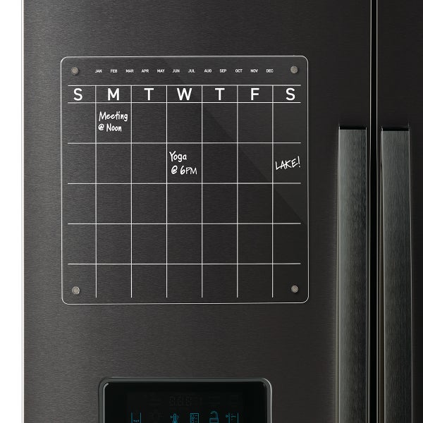 The Container Store Luxe Acrylic Magnetic Monthly Calendar The The Container Store Luxe Acrylic Magnetic Monthly Calendar The