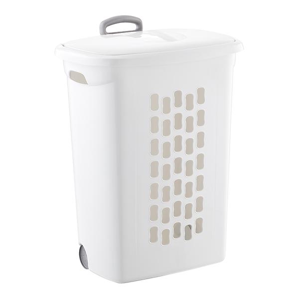 Storage Basket on Wheels  Storage bins with wheels, Laundry basket  storage, Storage baskets