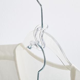 Clear Slim Cascading Hanger Hooks Pkg/10