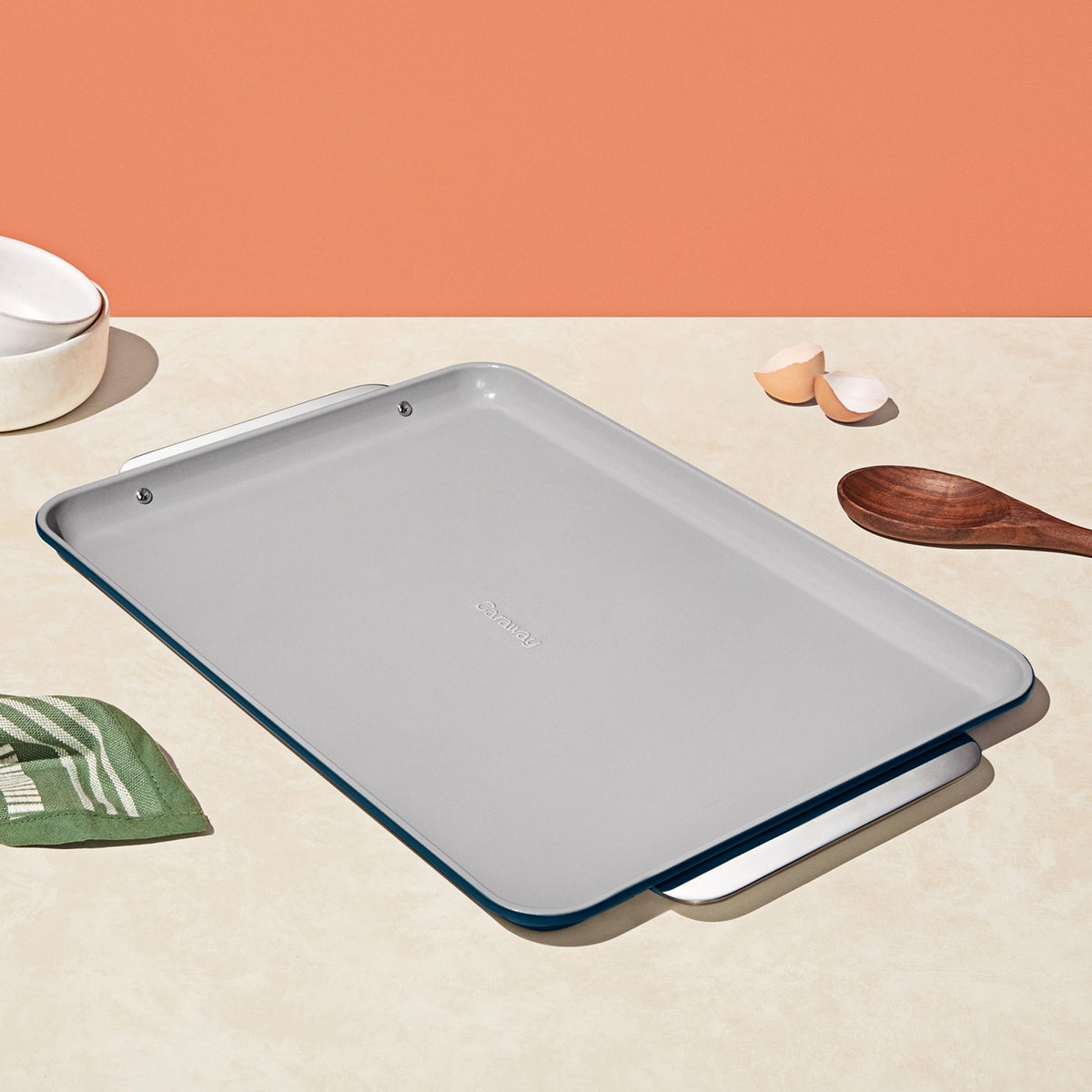 Caraway Home Non-Stick Large Baking Sheet Navy