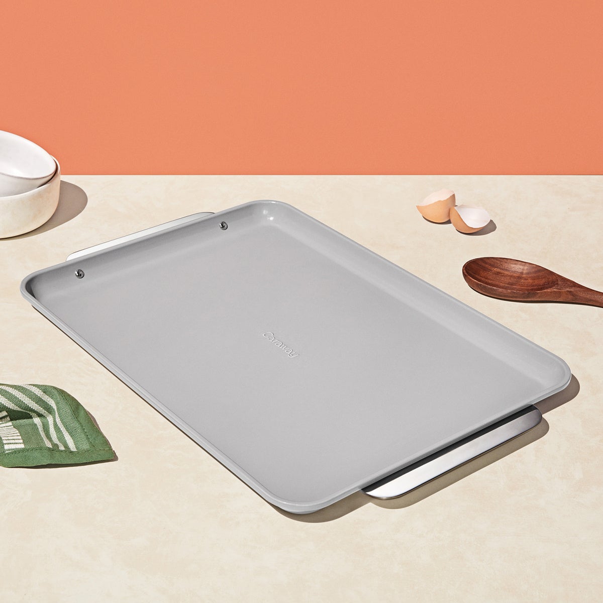 Caraway Home Non-Stick Large Baking Sheet Grey