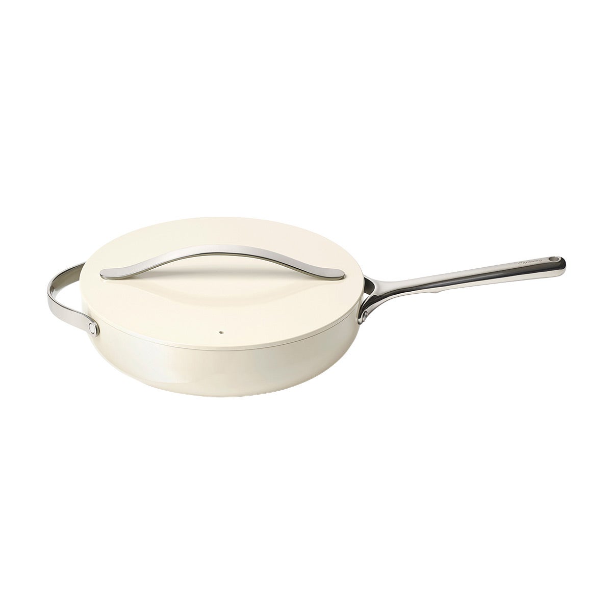 Caraway Home Non-Stick Saute Pan Cream