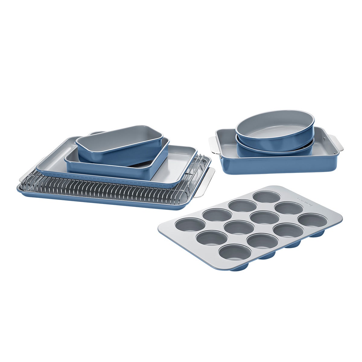 Caraway Home Non-Stick Bakeware Slate Set of 11