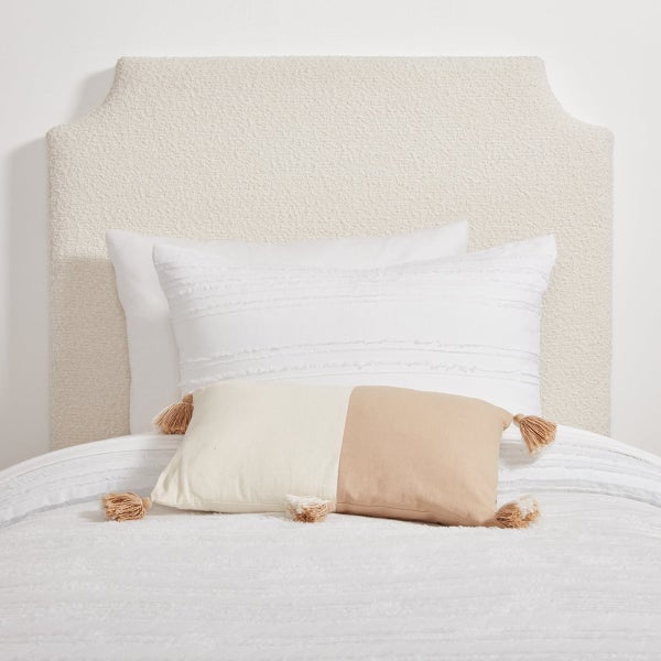 Dormify Jordyn Charging Boucle Headboard The Container Store