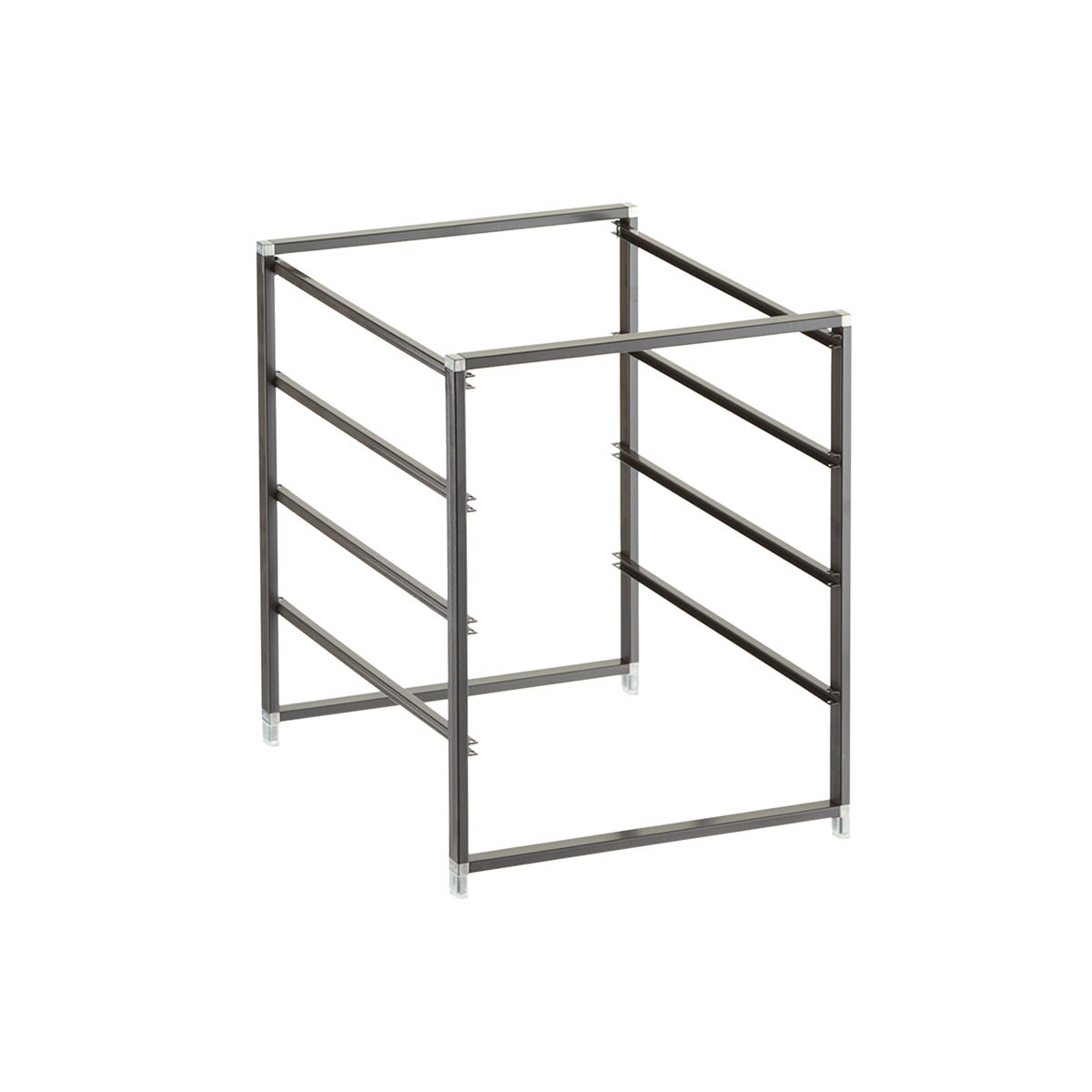 Classic by Elfa Narrow 4-Runner Cabinet-Sized Frame Graphite