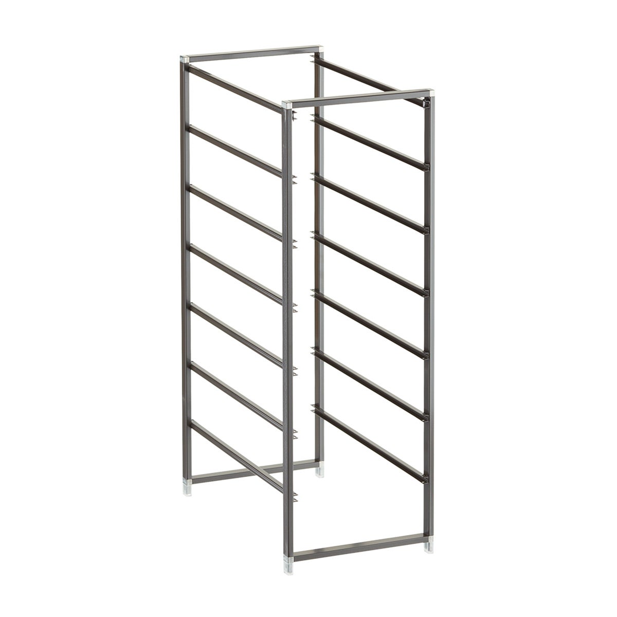 Classic by Elfa X-Narrow 7-Runner Cabinet-Sized Frame Graphite
