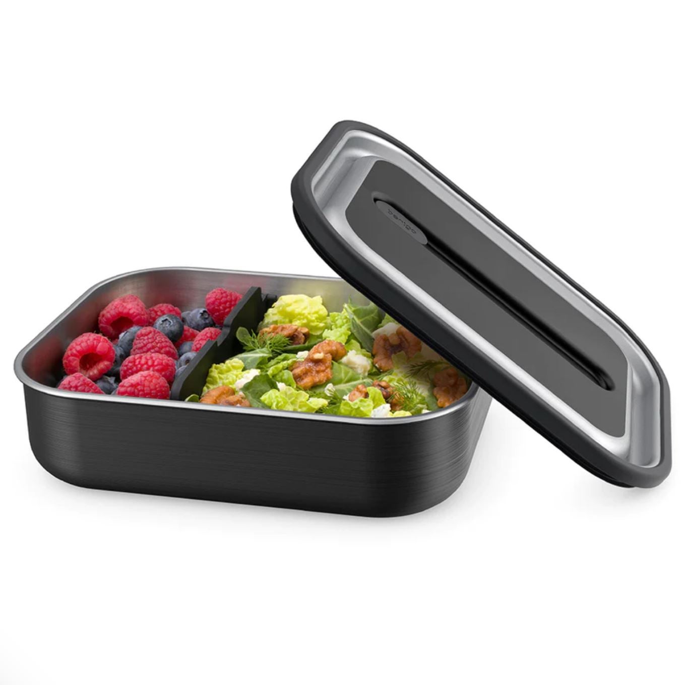 BentGo MicroSteel Lunch Box Carbon Black