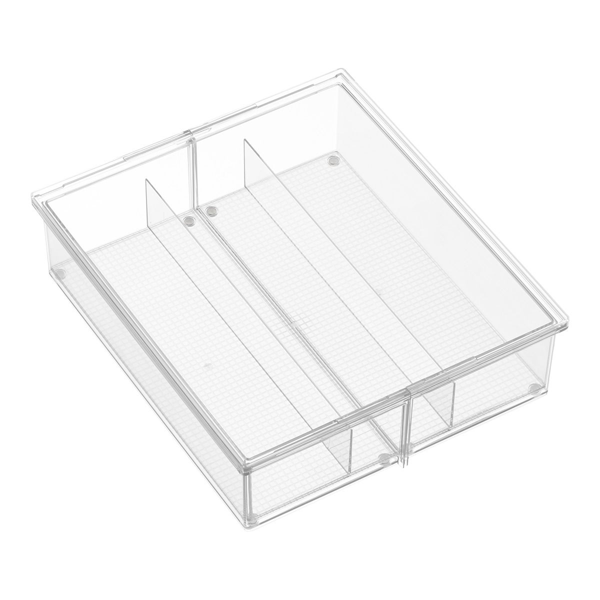 Everything Organizer 3-Section Drawer Organizer Clear