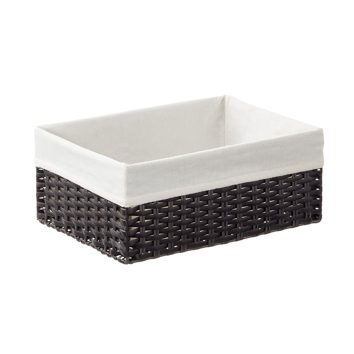Medium Montauk Rectangular Bin Smoke